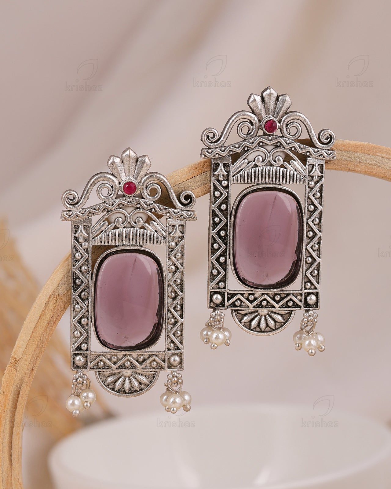 Darpan Stud Earrings