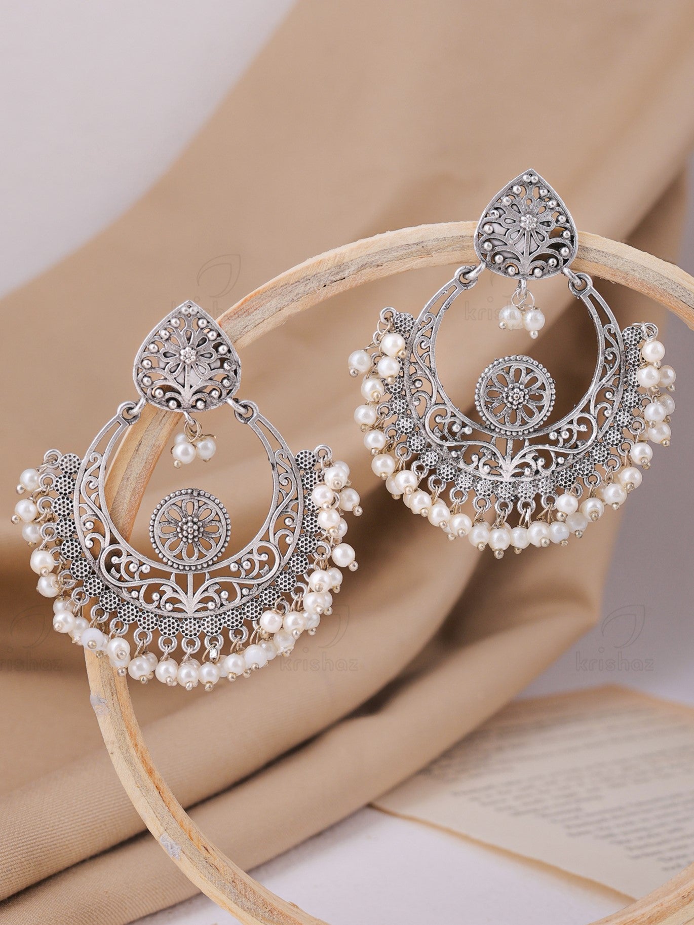 Abhinaya Chand Bali Earrings