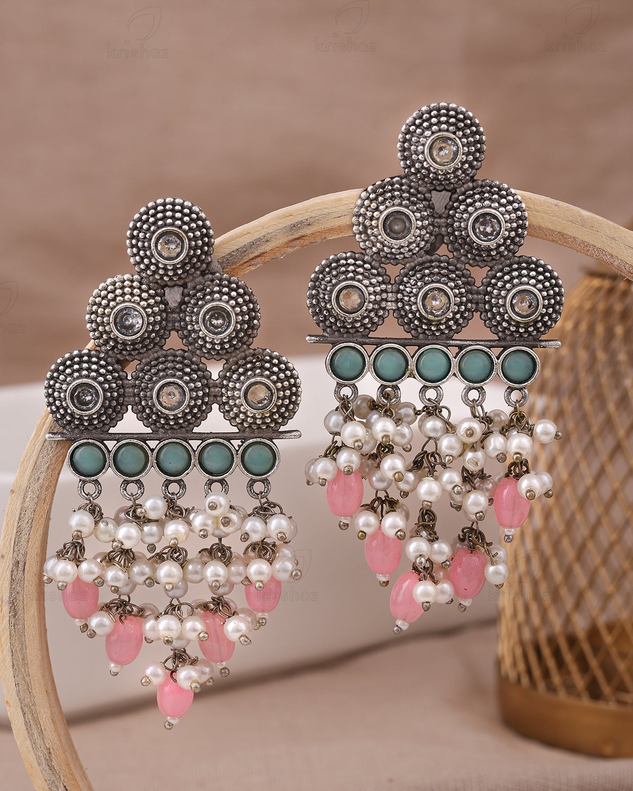 Trishna Ethnic Dangler Earrings