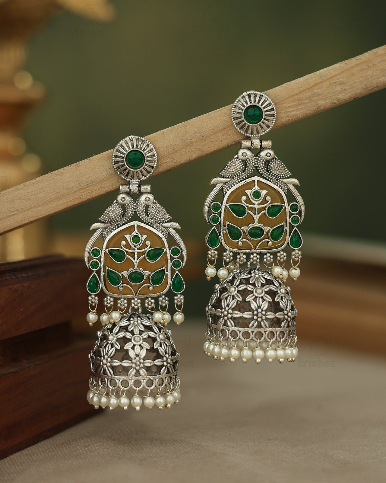 Shikhi Jhumki Earrings