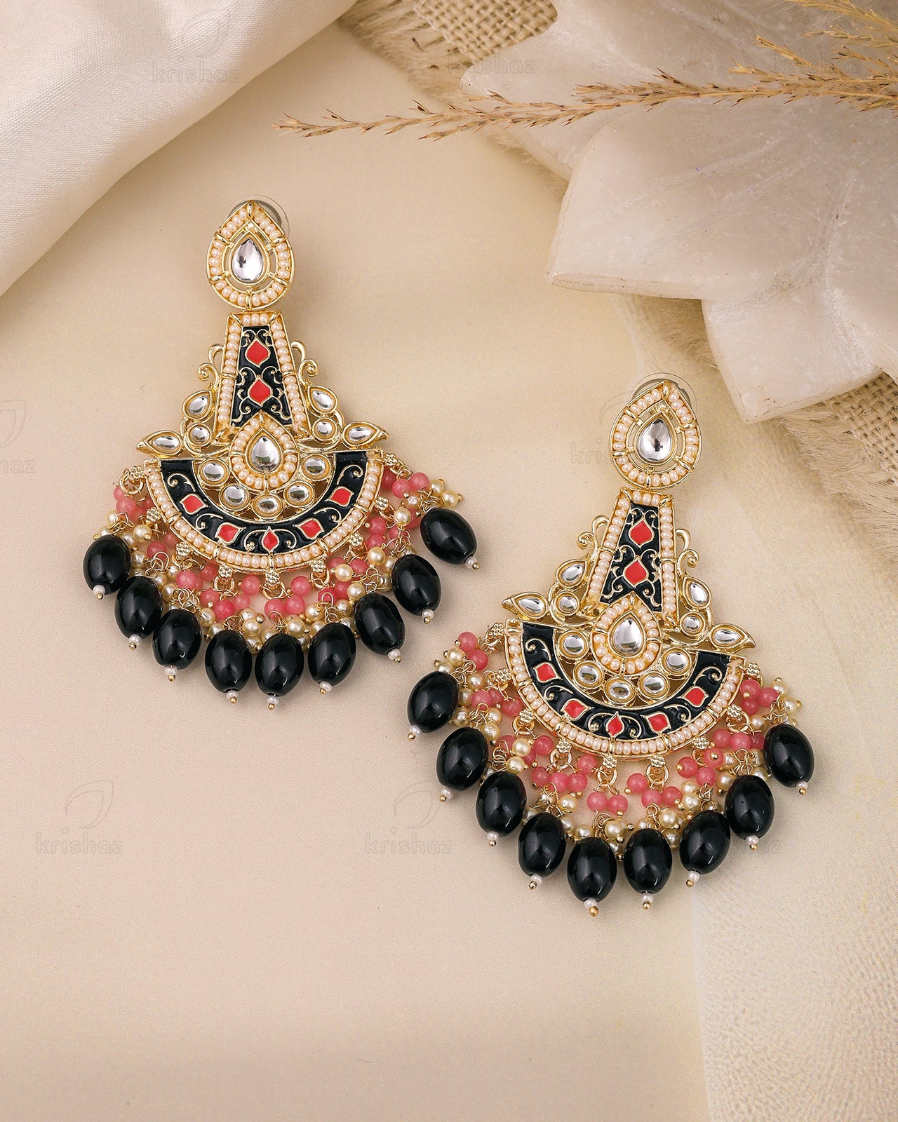 Niyati Kundan Dangler Earrings