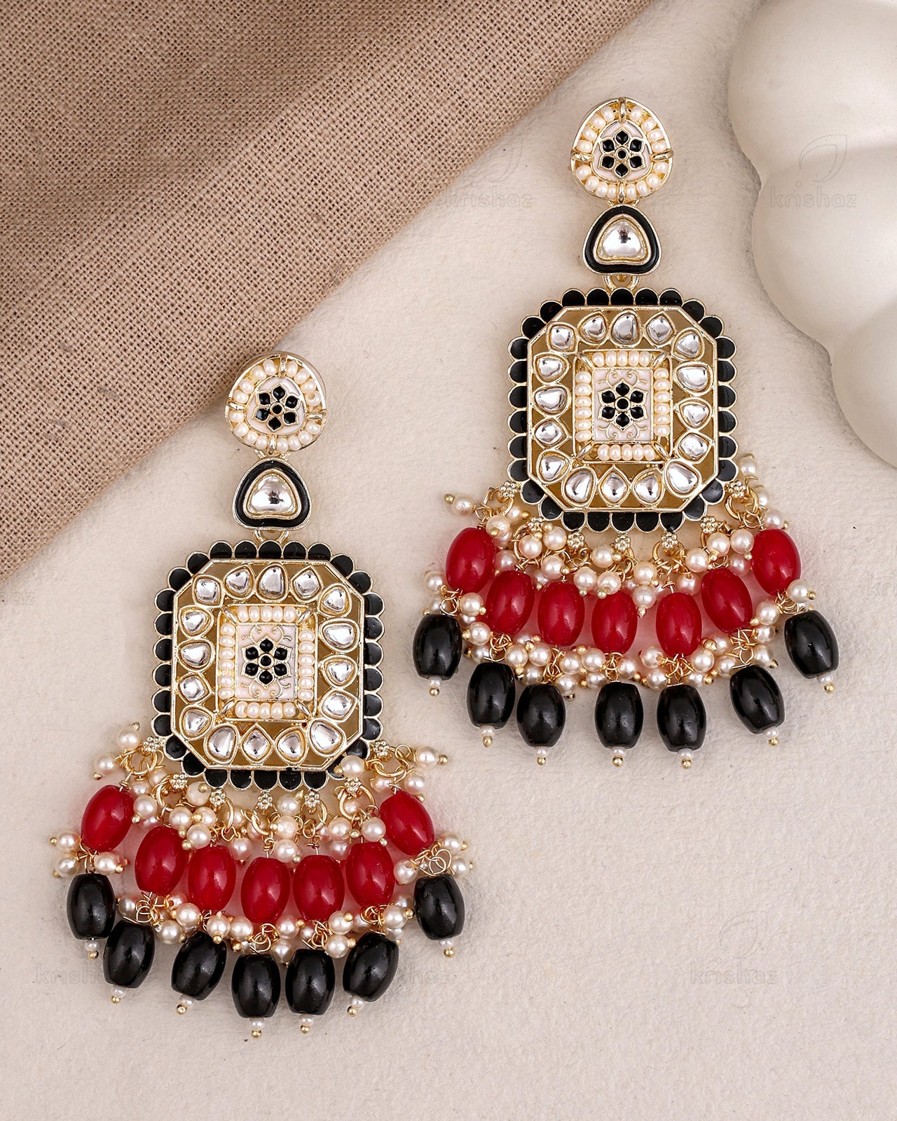 Bani Kundan Dangler Earrings