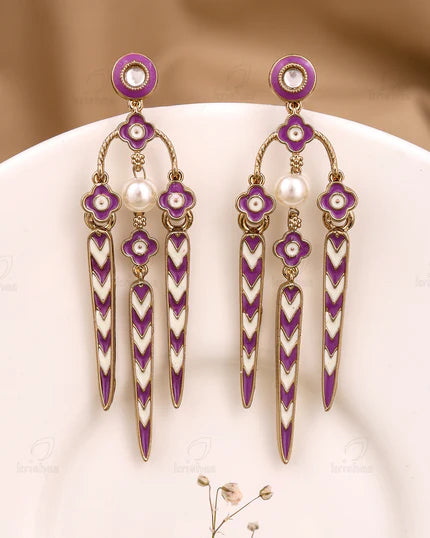 Rimmy Kundan Dangler Earrings