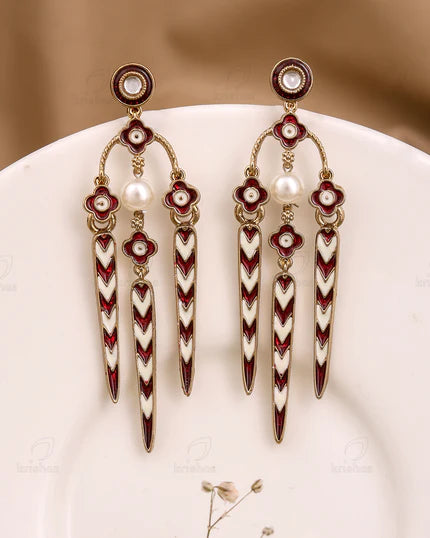 Rimmy Kundan Dangler Earrings