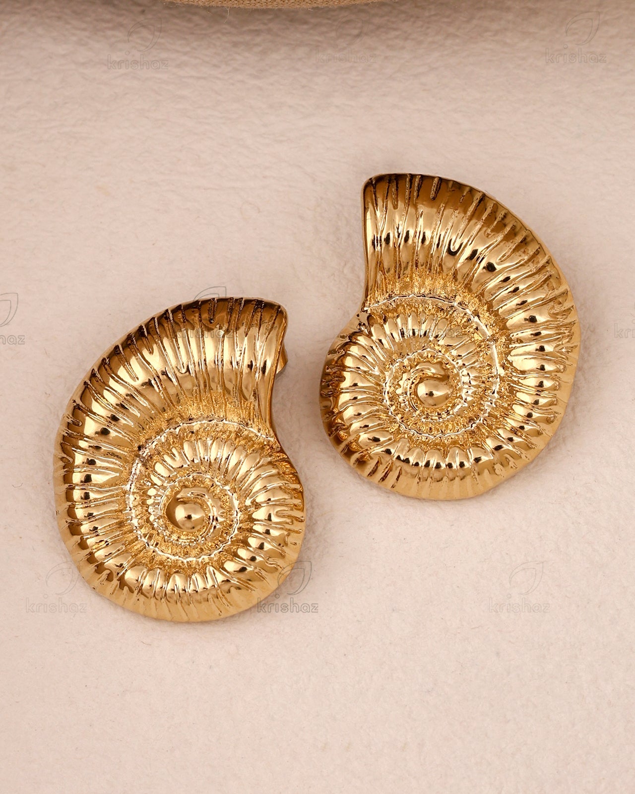 Slug Fashionable Stud Earrings
