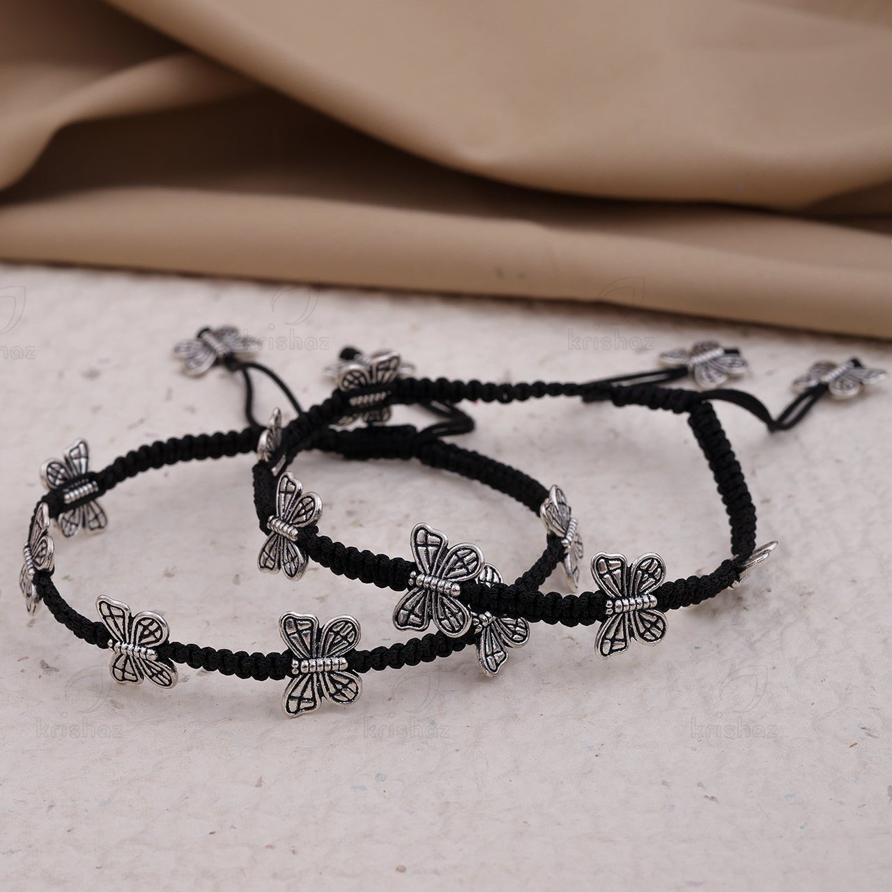 Titli Thread Anklets