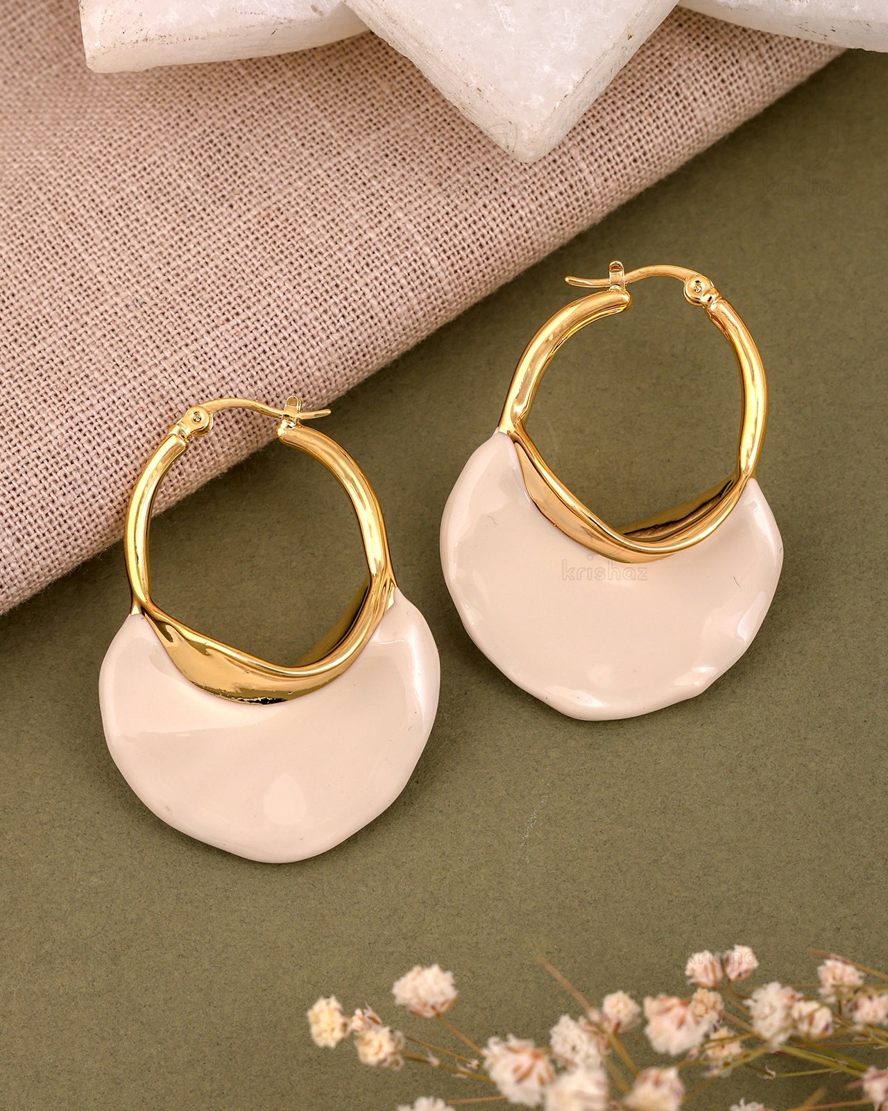 Serenity Fashionable Hoop Earrings