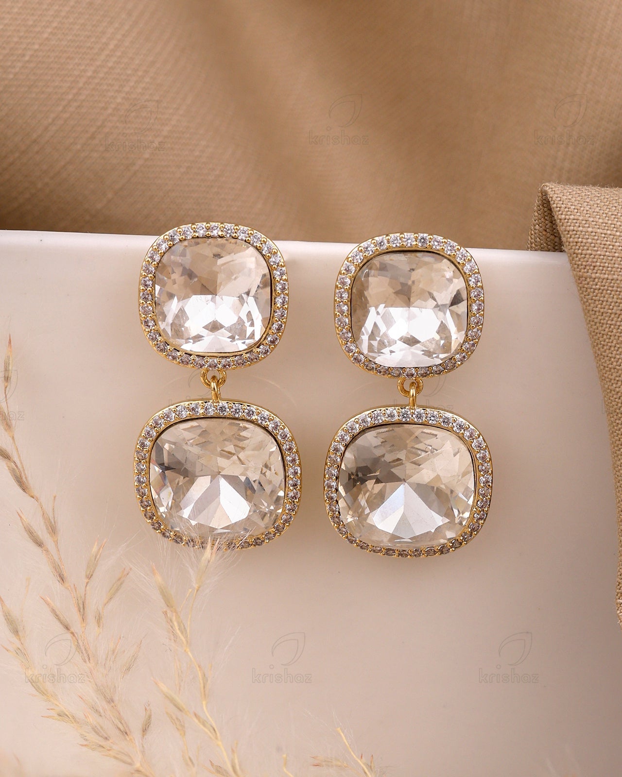 Nina Fashionable Dangler Earrings