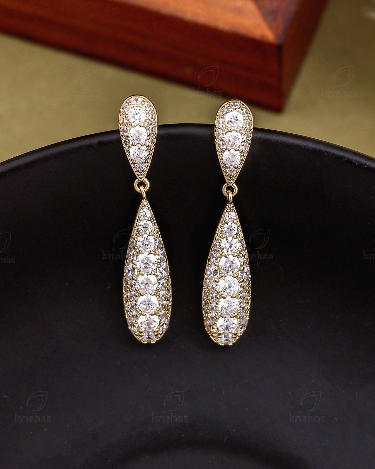 Paisley Fashionable Dangler Earrings