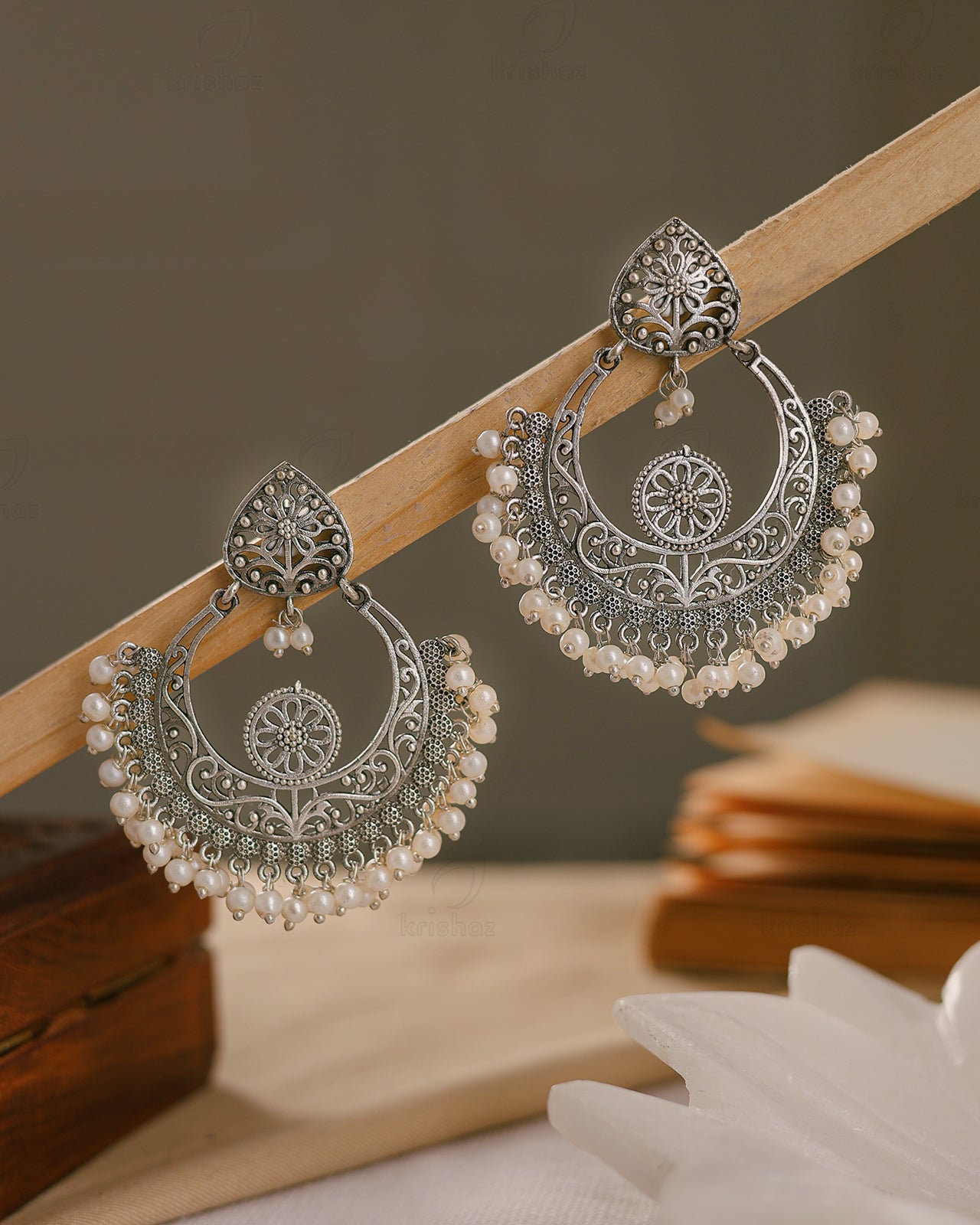 Abhinaya Chand Bali Earrings