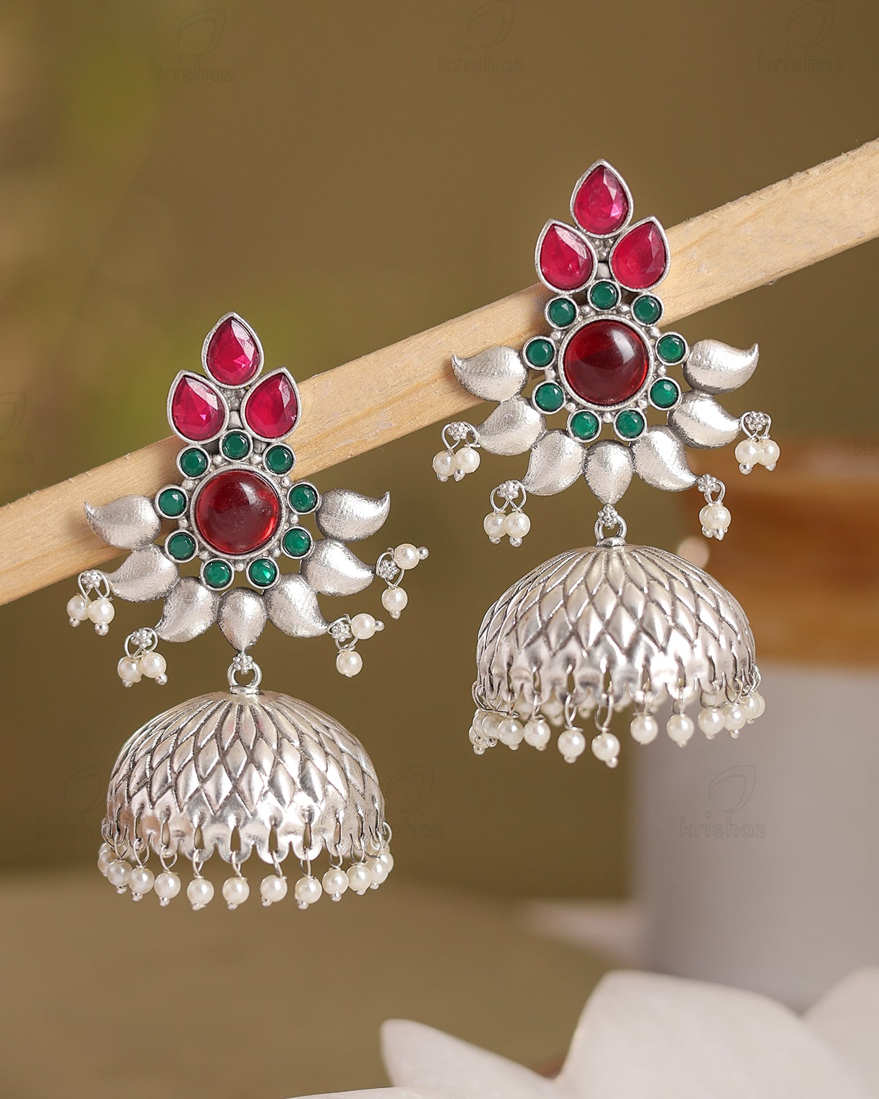 Vartika Jhumki Earrings