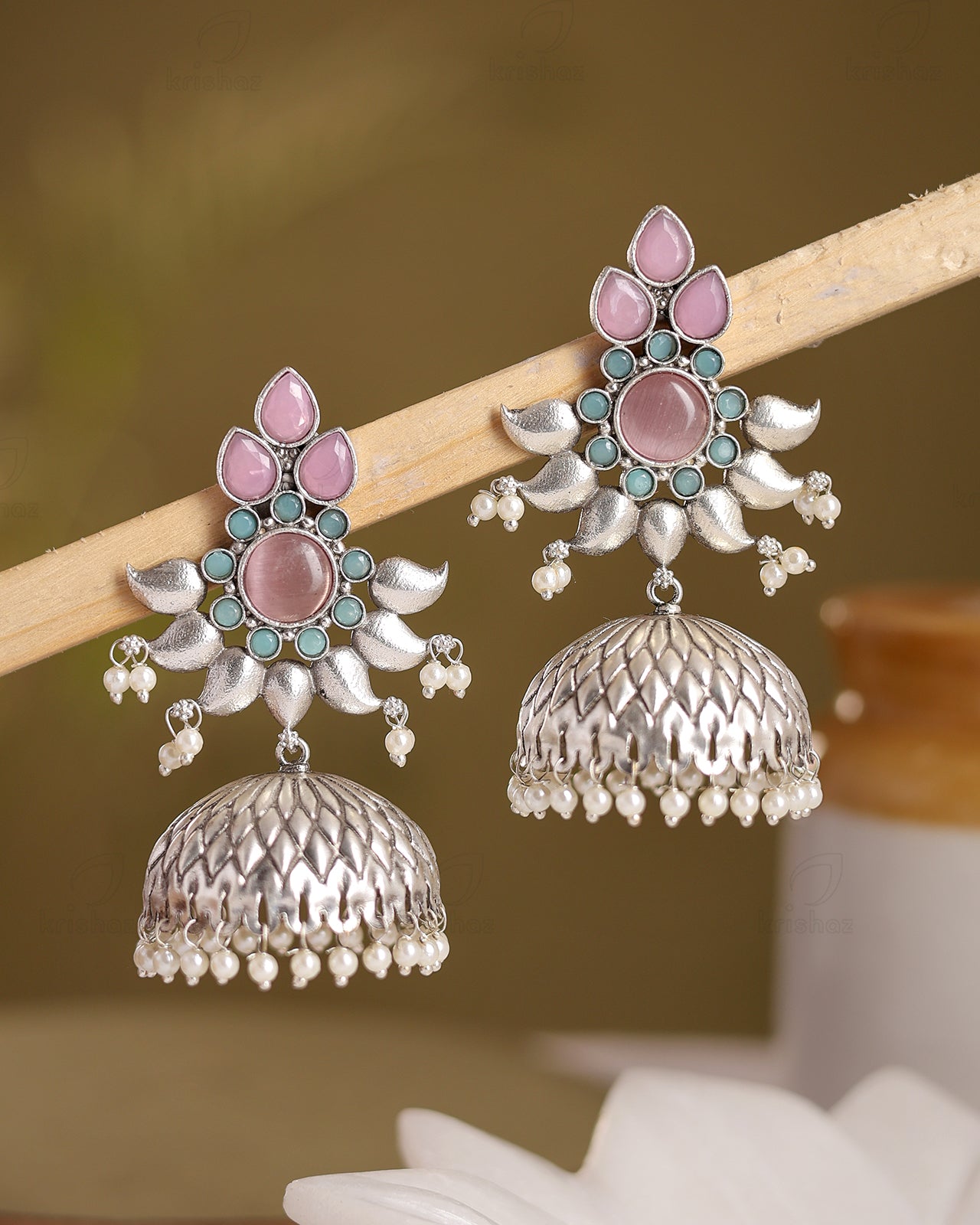 Vartika Jhumki Earrings