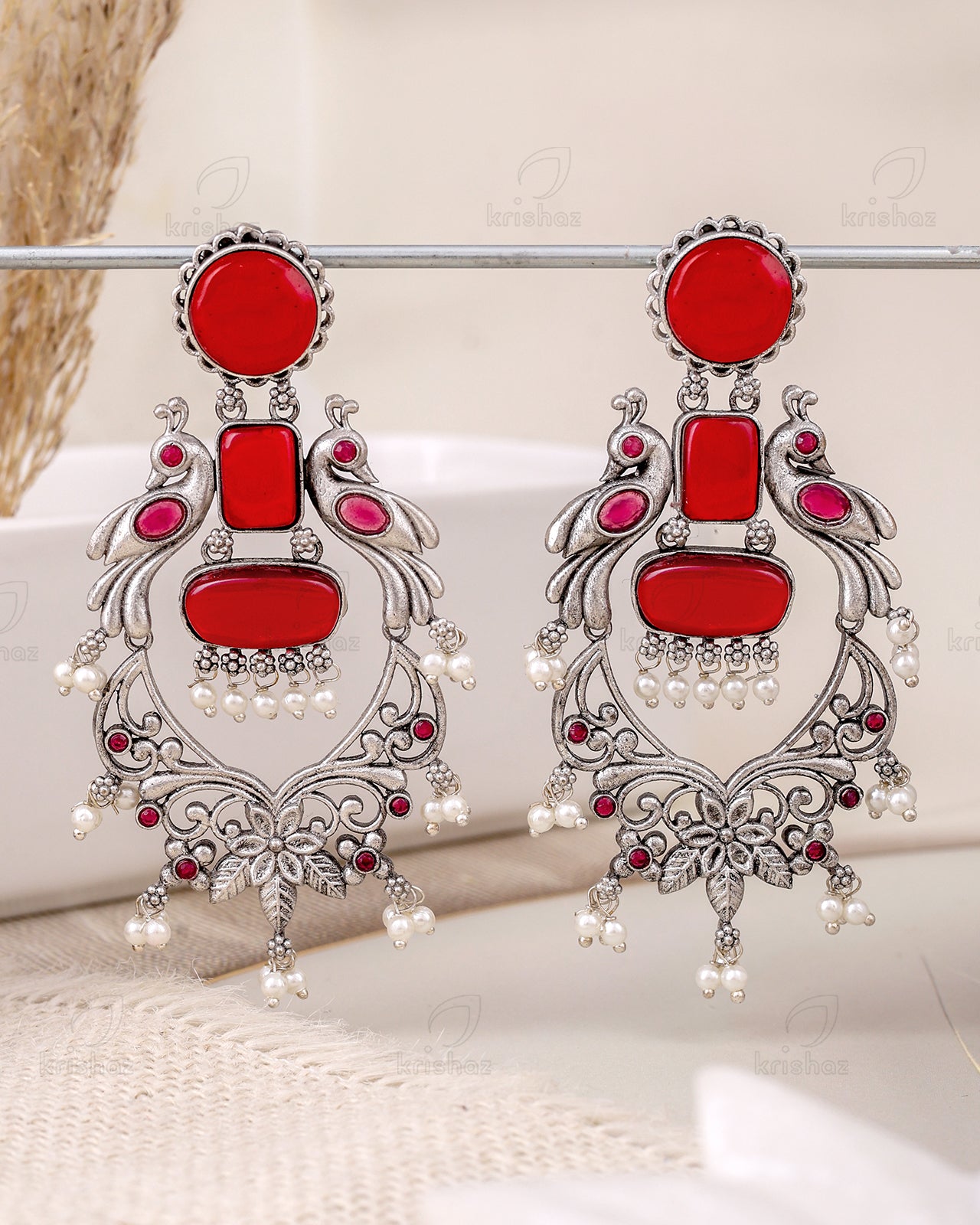 Pushpa Dangler Earrings