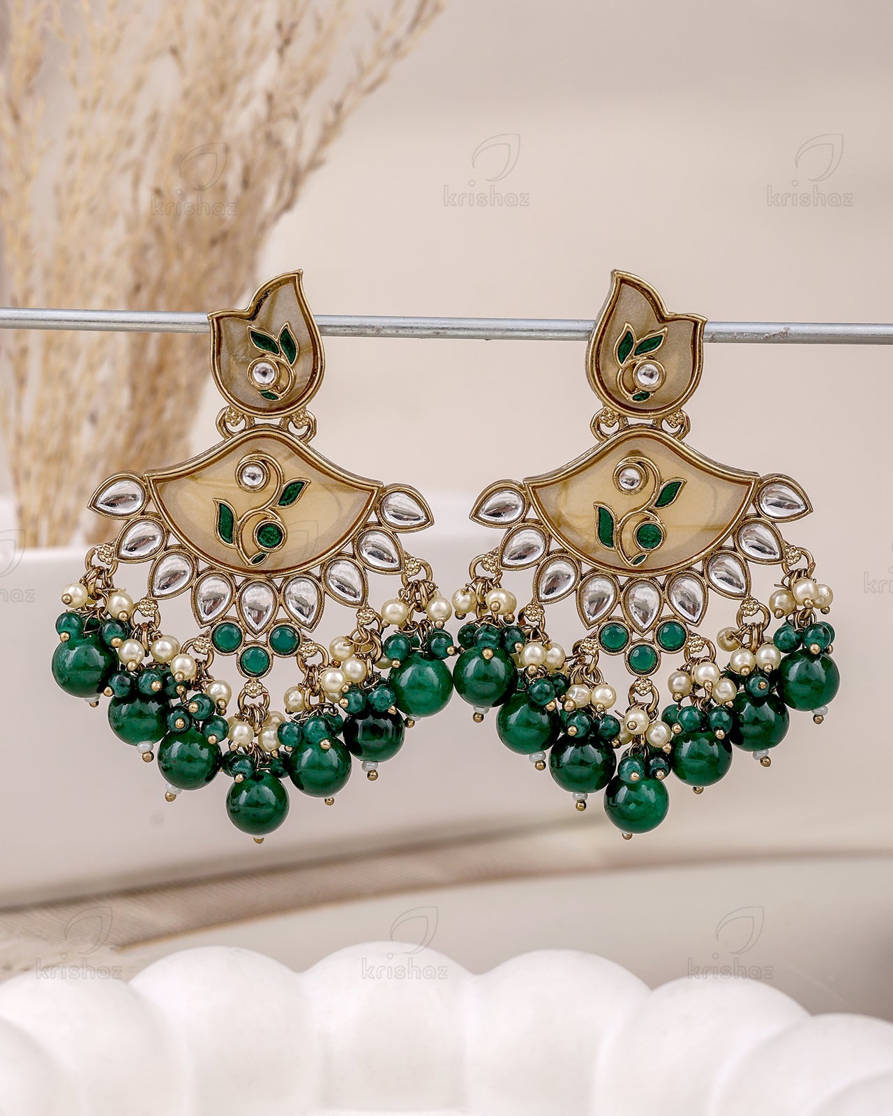 Nilima Kundan Dangler Earrings