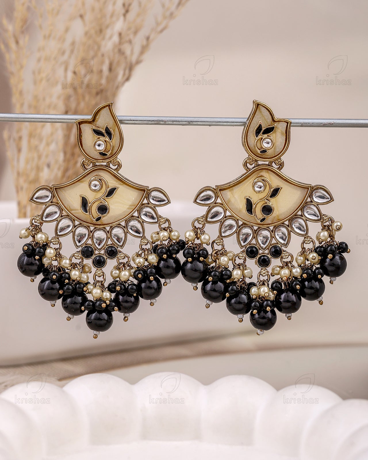 Nilima Kundan Dangler Earrings