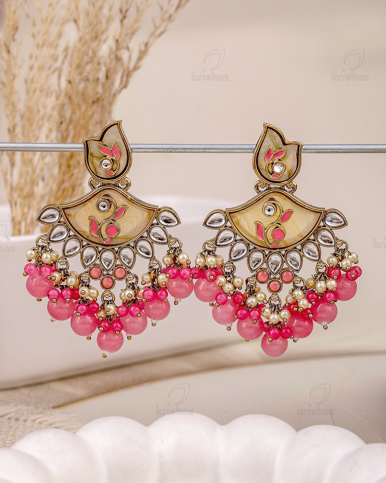 Nilima Kundan Dangler Earrings