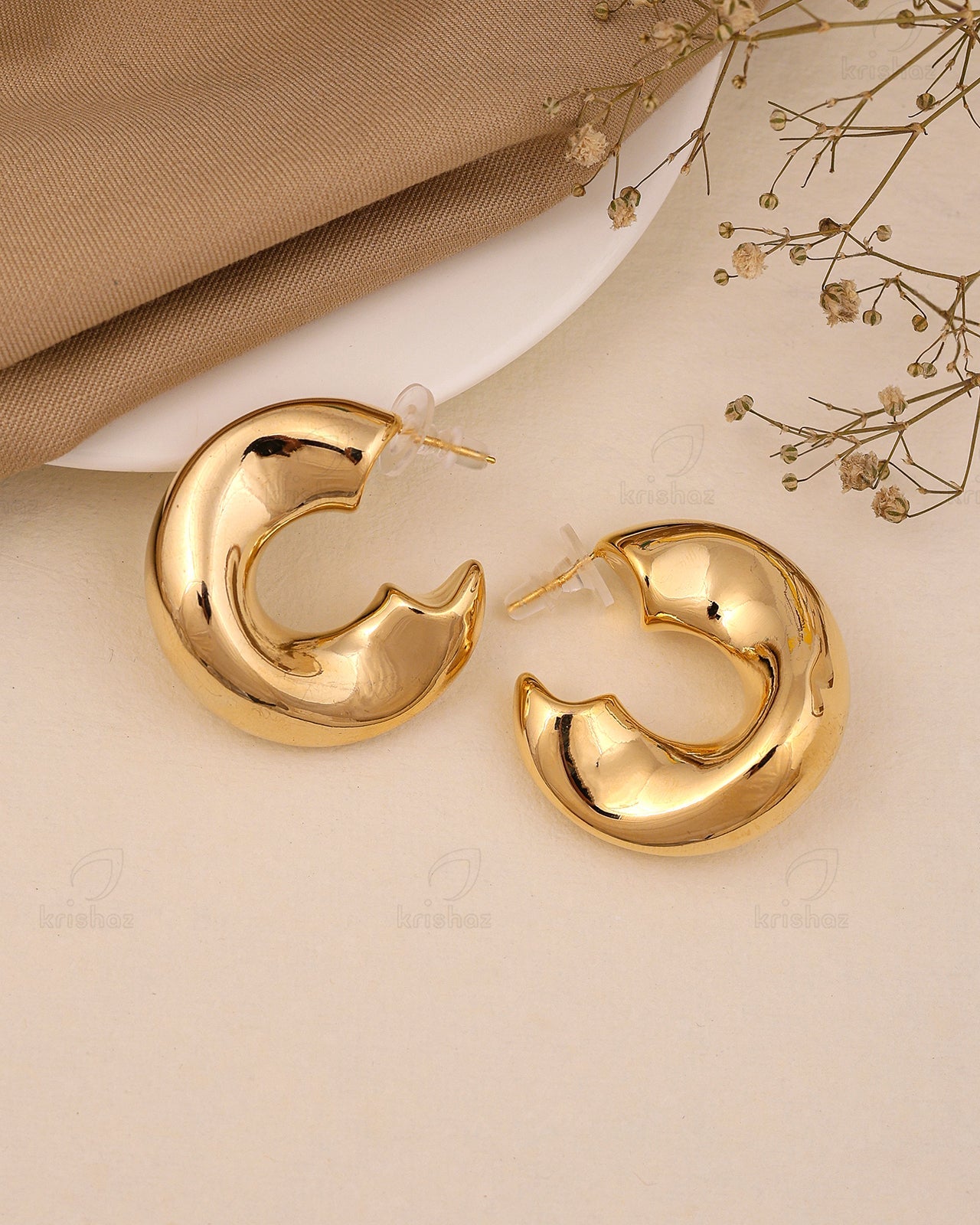 Chuck Fashionable Hoop Earrings