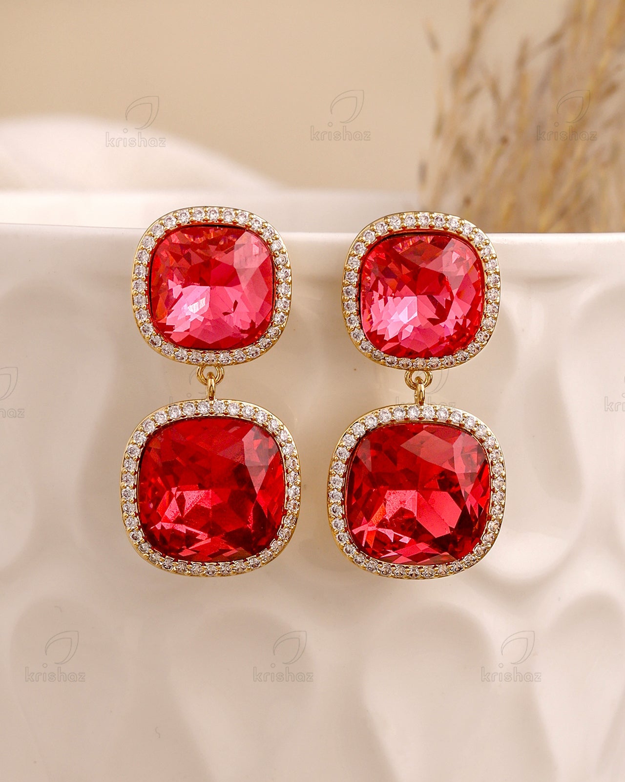 Nina Fashionable Dangler Earrings