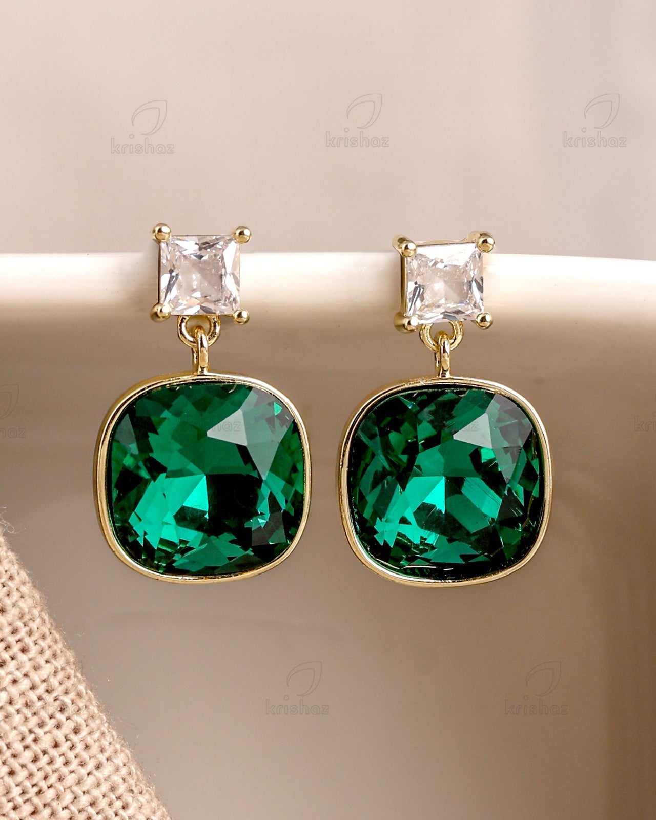Priscilla Fashionable Dangler Earrings