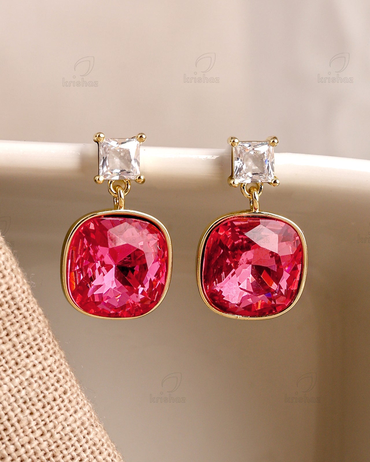 Priscilla Fashionable Dangler Earrings