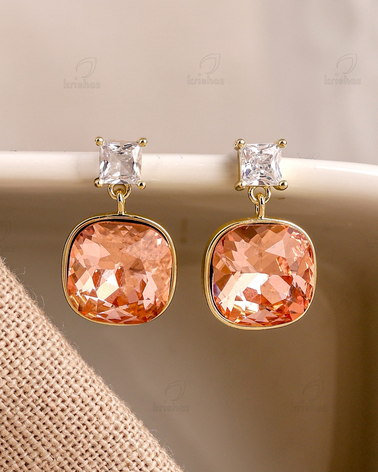 Priscilla Fashionable Dangler Earrings