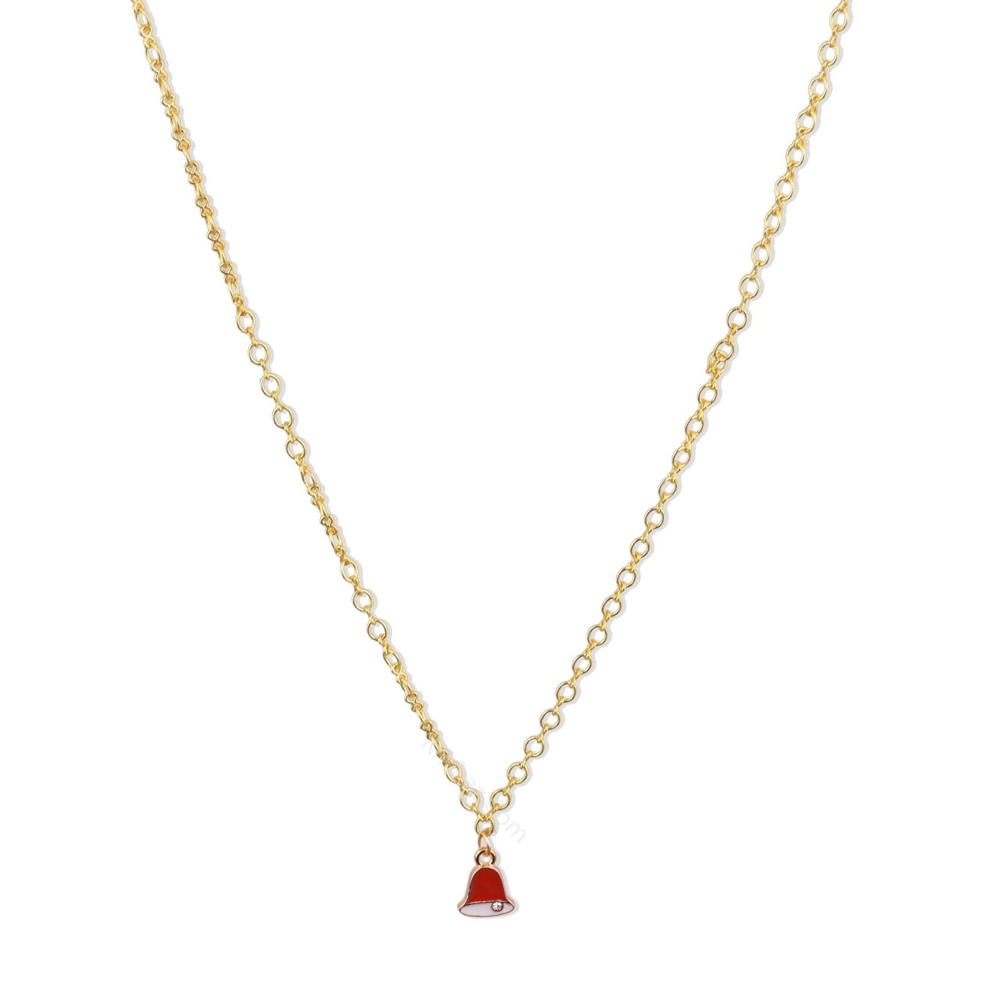 Gold Figure 8 Chain with Christmas charms