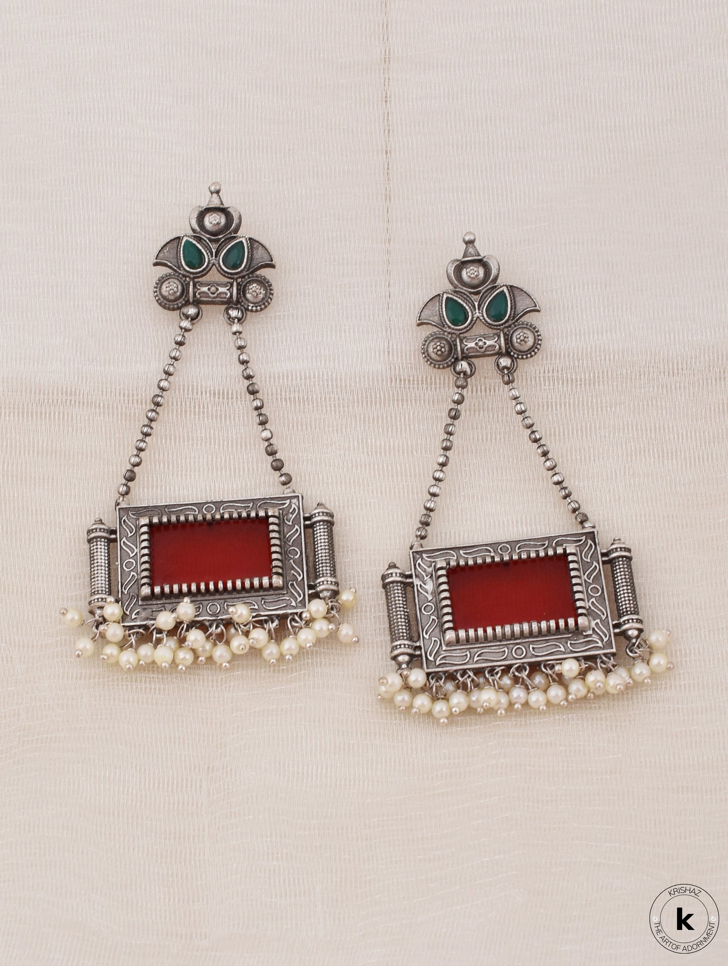 Vayam Long Dangler Earrings - wxo