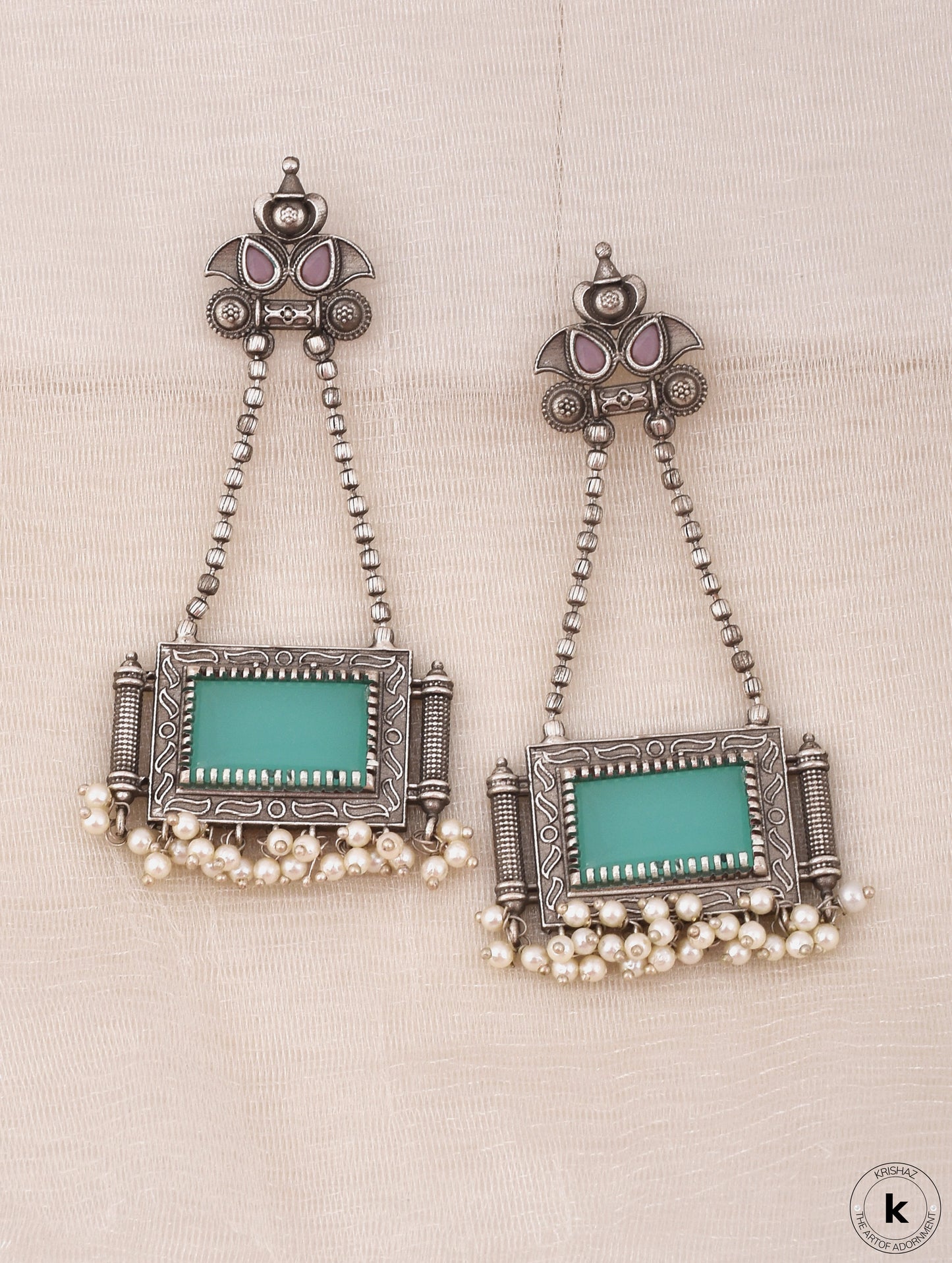 Vayam Long Dangler Earrings - wxo
