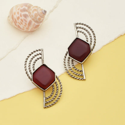 Siya Twisted Studs Earrings