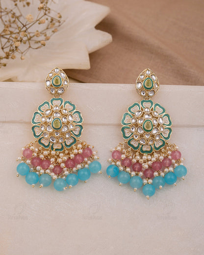 Muskan Kundan Dangle Earrings