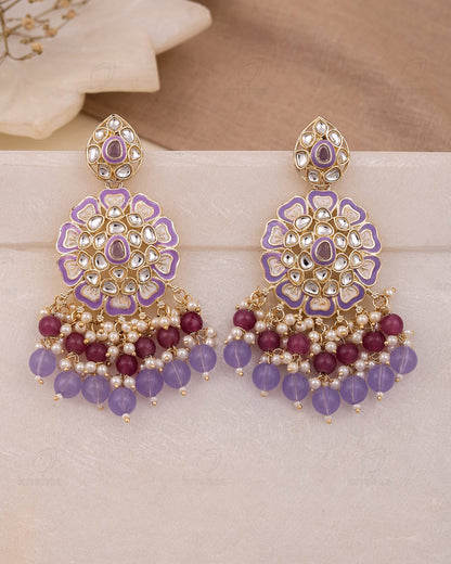Muskan Kundan Dangle Earrings