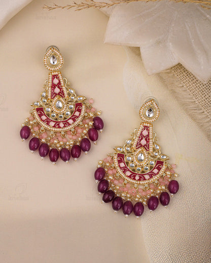 Niyati Kundan Dangler Earrings