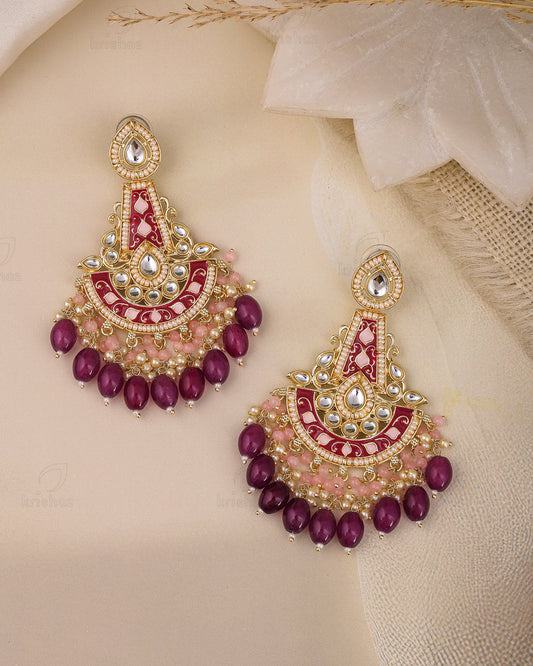 Niyati Kundan Dangler Earrings
