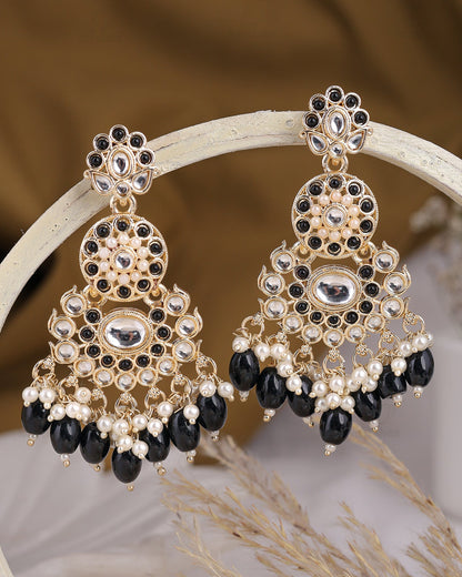 Sanaya Kundan Dangler Earrings