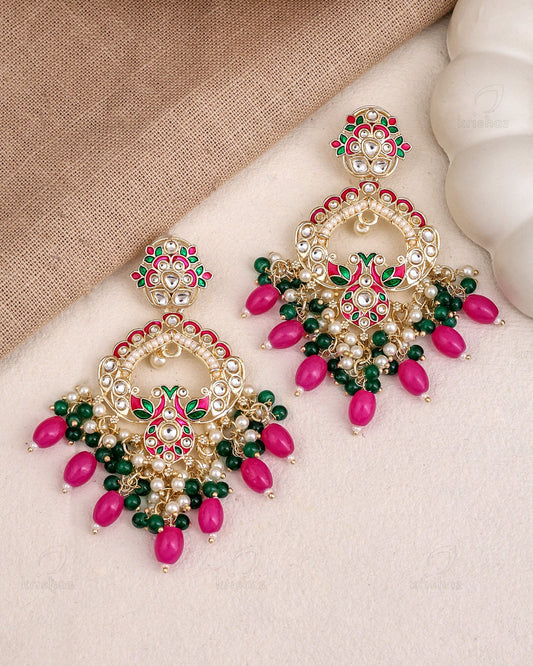 Neeta Kundan Dangler Earrings