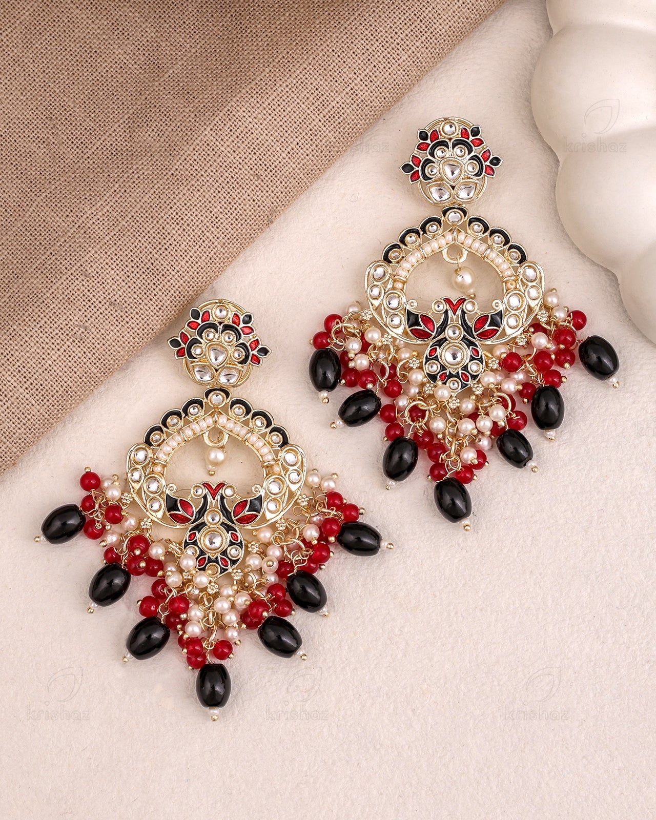 Neeta Kundan Dangler Earrings