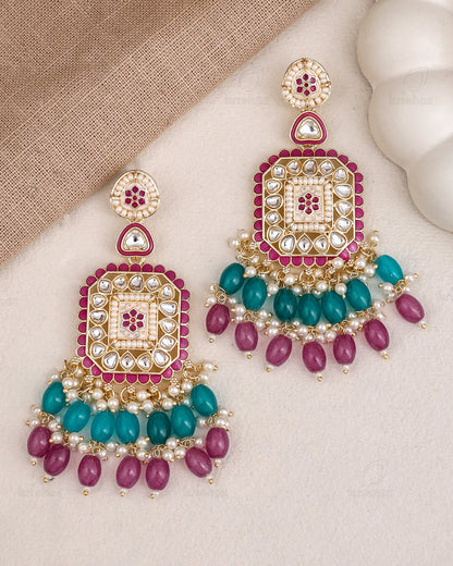 Bani Kundan Dangler Earrings