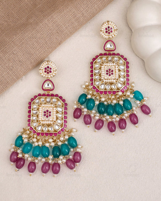 Bani Kundan Dangler Earrings