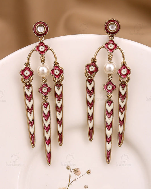 Rimmy Kundan Dangler Earrings