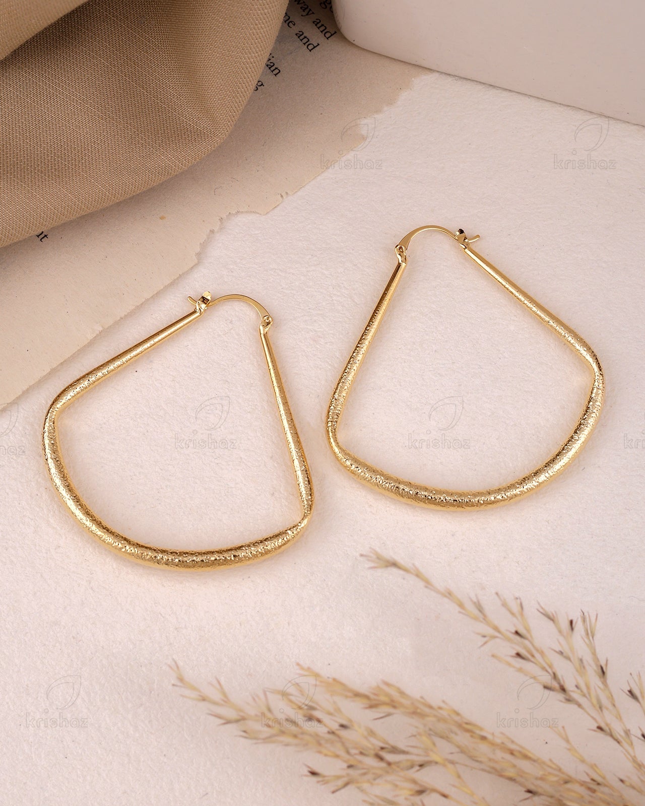 Luciana Fashionable Hoop Earrings