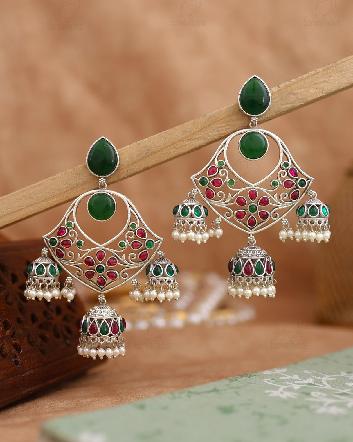 Gunjan Jhumki Earrings