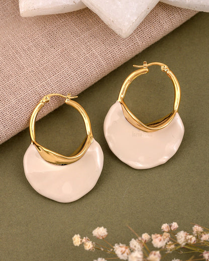 Serenity Fashionable Hoop Earrings
