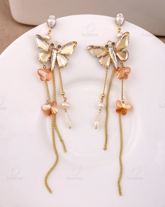 Butterfly Fashionable Dangler Earrings
