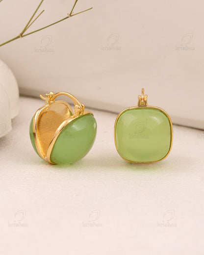 Pouch Fashionable Hoop Earrings