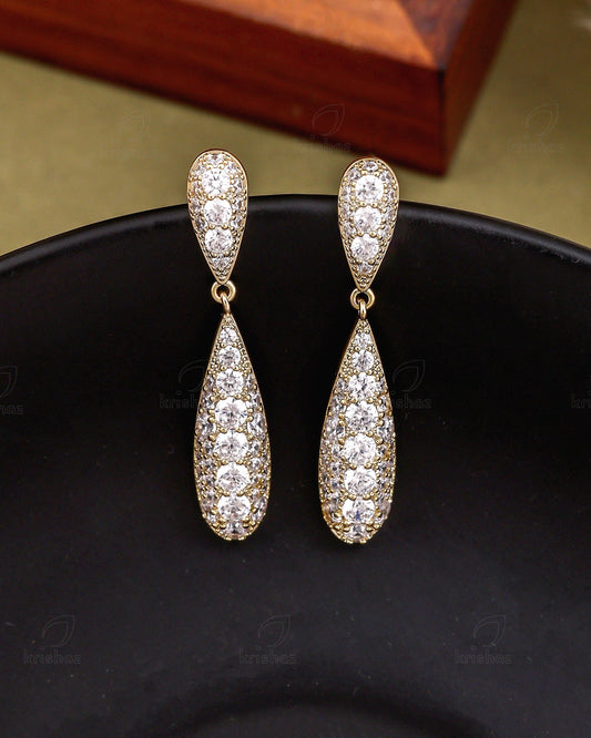 Paisley Fashionable Dangler Earrings