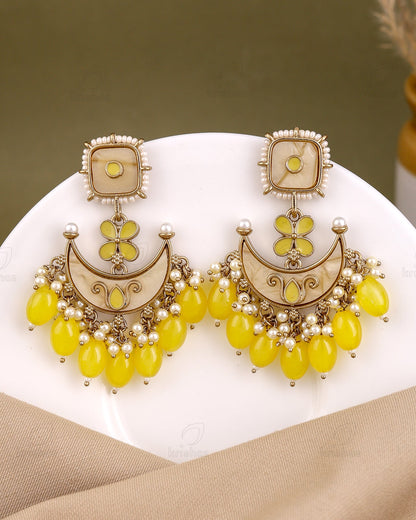 Purnima Kundan Dangler Earrings