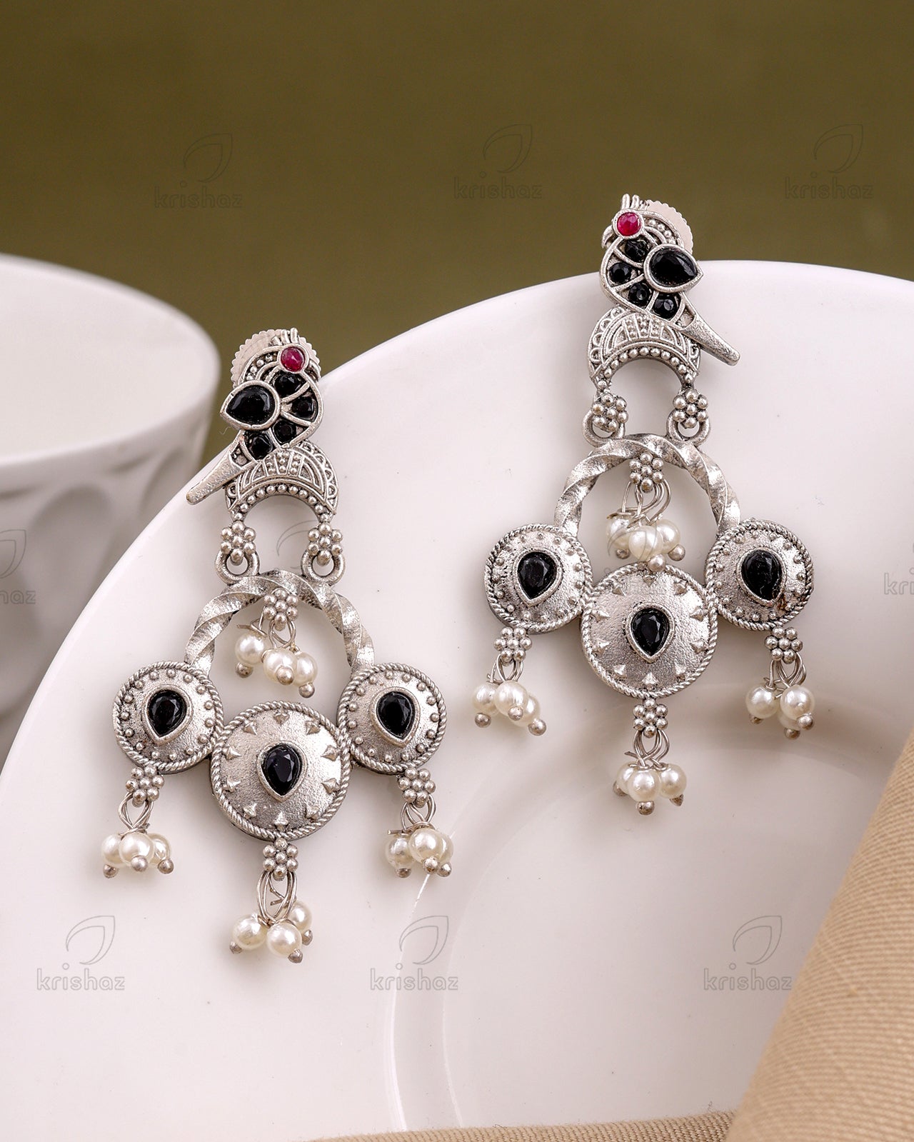 Tulsi Dangler Earrings