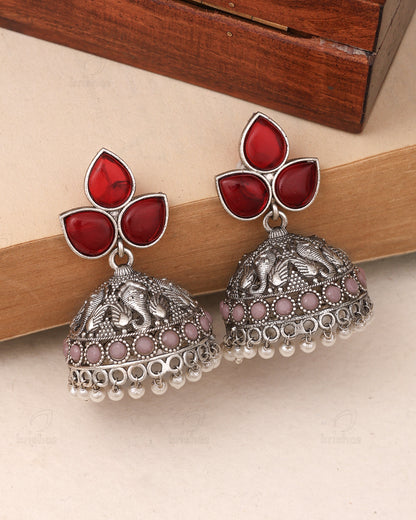 Mayuksh Jhumki Earrings