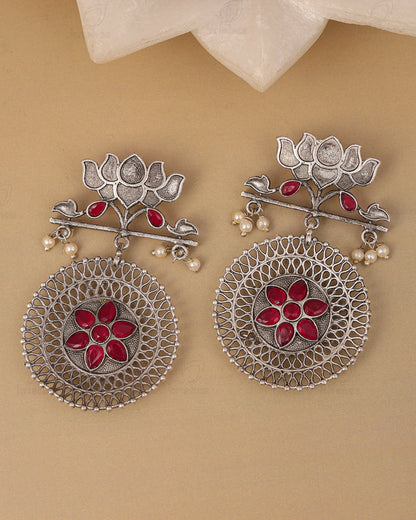 Lotus Dangler Earring