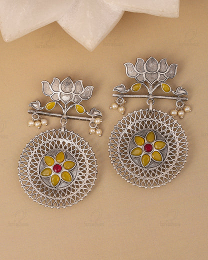 Lotus Dangler Earring